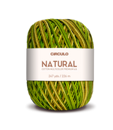 Círculo Barroco Multicolor Premium 4/6 – Baumwollgarn aus Brasilien (226m / 200g)