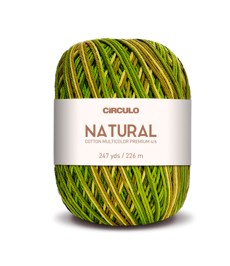 Círculo Barroco Multicolor Premium 4/6 – Brazilska bombažna preja (226m / 200g)