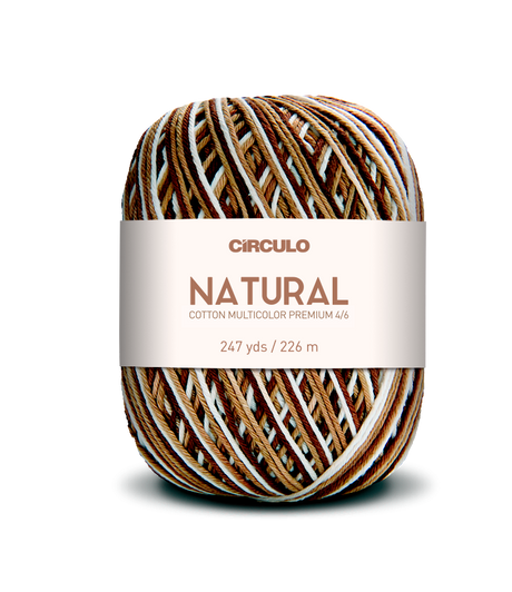 Círculo Barroco Multicolor Premium 4/6 – Brazilska bombažna preja (226m / 200g)