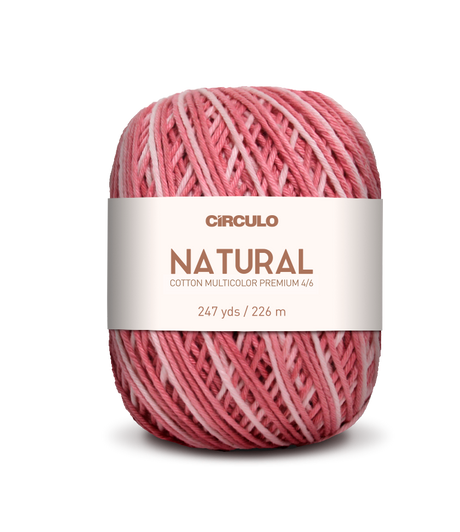 Círculo Barroco Multicolor Premium 4/6 – Brazilska bombažna preja (226m / 200g)