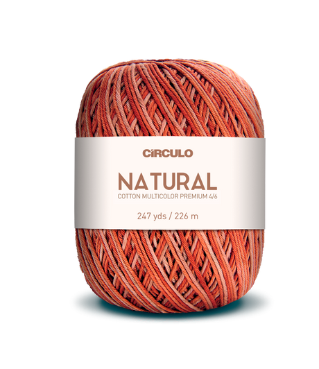 Círculo Barroco Multicolor Premium 4/6 – Brazilska bombažna preja (226m / 200g)