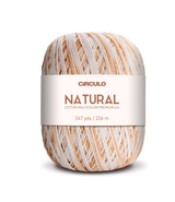 Círculo Barroco Multicolor Premium 4/6 – Baumwollgarn aus Brasilien (226m / 200g)