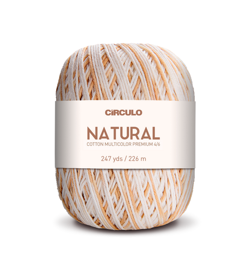 Círculo Barroco Multicolor Premium 4/6 – Brazilska bombažna preja (226m / 200g)