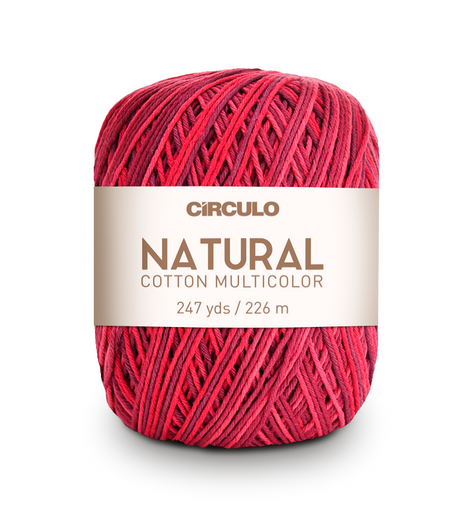 Círculo Natural Cotton Multicolor 4/6 – Cotton Yarn (226 m / 200 g)