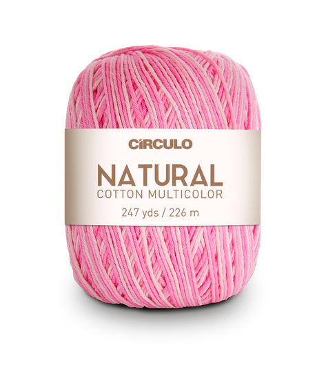 Círculo Natural Cotton Multicolor 4/6 – Cotton Yarn (226 m / 200 g)