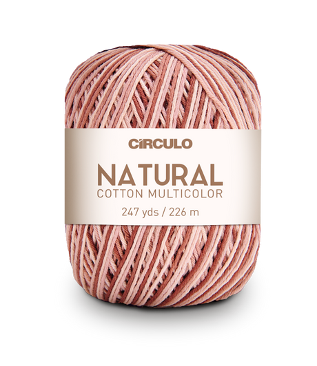 Círculo Natural Cotton Multicolor 4/6 – Cotton Yarn (226 m / 200 g)
