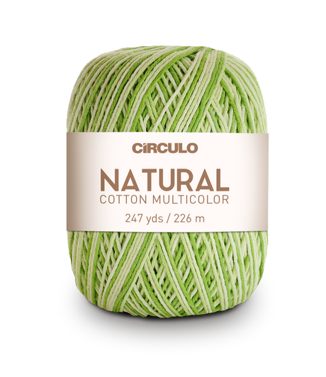 Círculo Natural Cotton Multicolor 4/6 – Cotton Yarn (226 m / 200 g)
