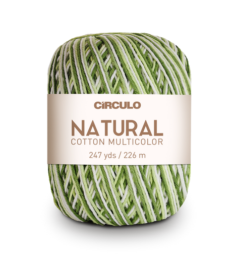 Círculo Natural Cotton Multicolor 4/6 – Cotton Yarn (226 m / 200 g)