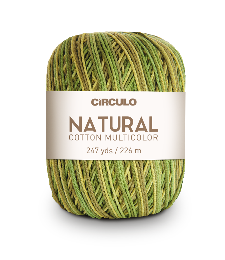 Círculo Natural Cotton Multicolor 4/6 – Baumwollgarn (226 m / 200 g)