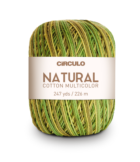 Círculo Natural Cotton Multicolor 4/6 – Cotton Yarn (226 m / 200 g)