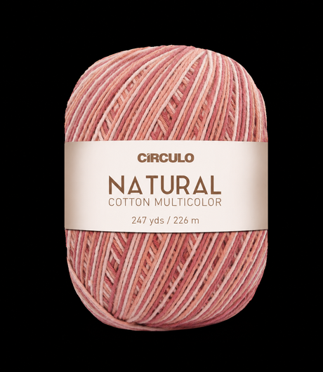 Círculo Natural Cotton Multicolor 4/6 – Cotton Yarn (226 m / 200 g)