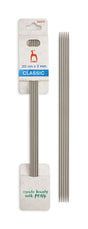 Pony Classic Aluminium Double Pointed Knitting Needles – 20 cm, 20 cm, 2.00 mm