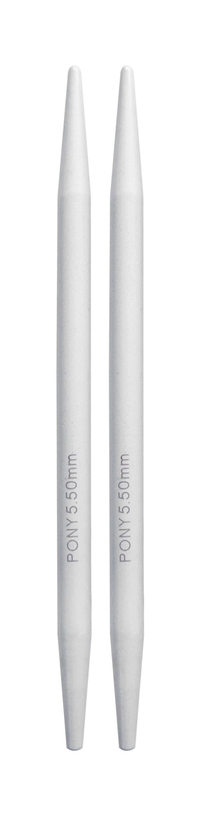 Pony Classic Aluminium Interchangeable Knitting Needle Tips – 10.5 & 14 cm, 10.5 cm, 5.50 mm – additional product view