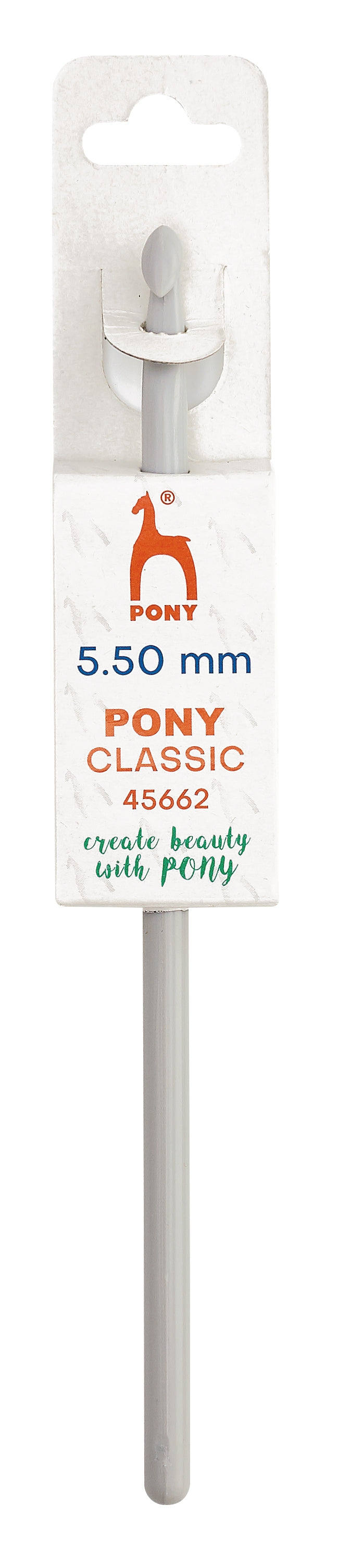 Pony Classic Plastic Crochet Hooks – 15 & 17 cm