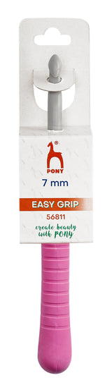 Pony Easy Grip Aluminium Crochet Hooks – 2 to 10 mm, 7.00 mm