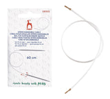 Pony Cables for Interchangeable Knitting Needles, 14 cm tips, 60 cm