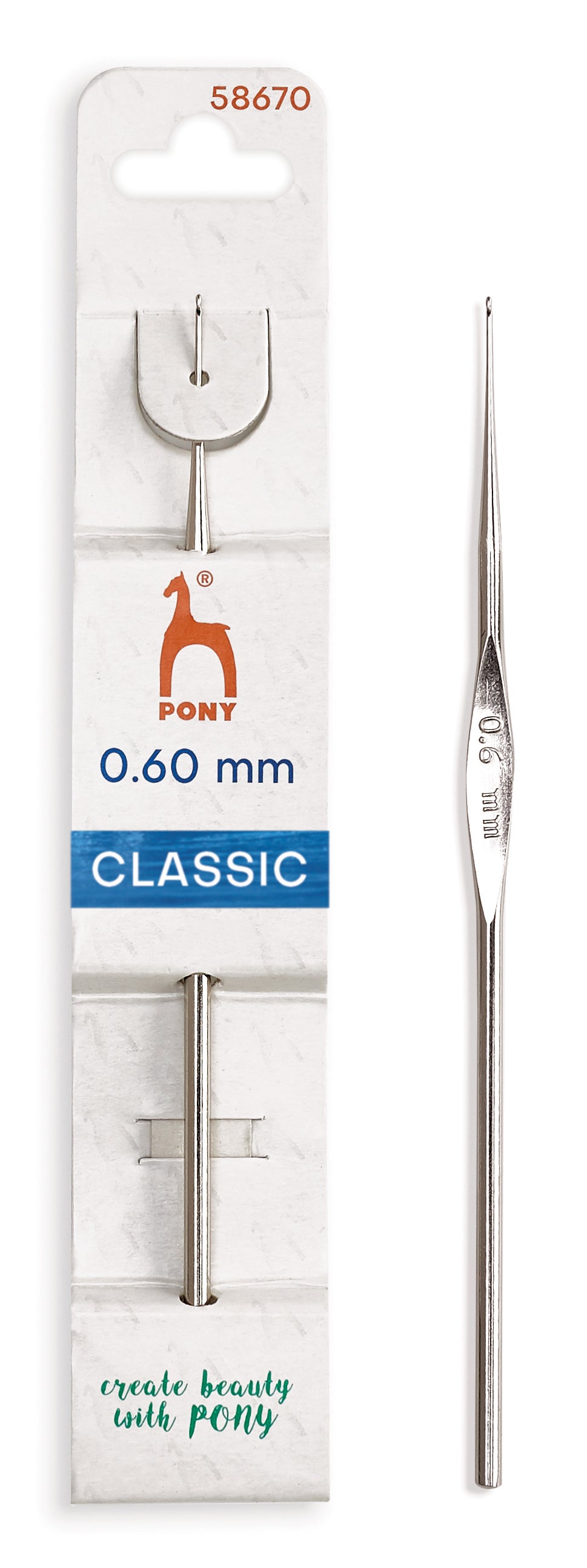 Pony uncinetti in acciaio – 12 cm