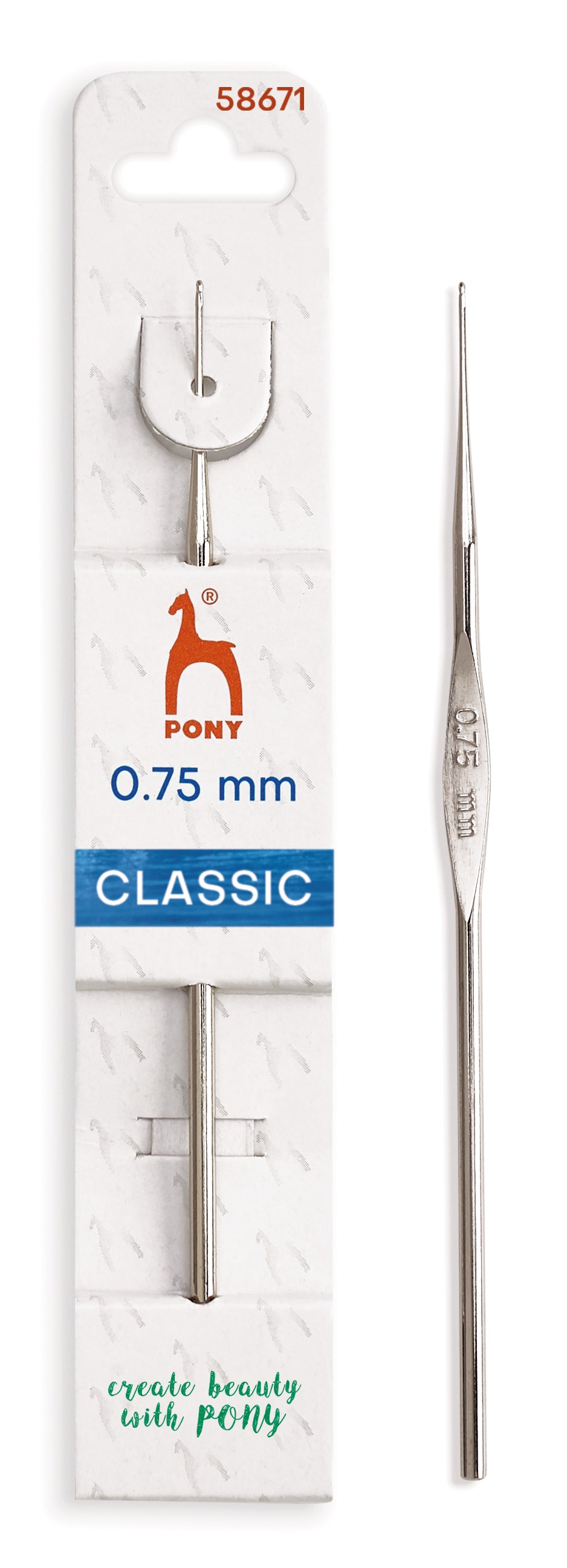 Pony uncinetti in acciaio – 12 cm