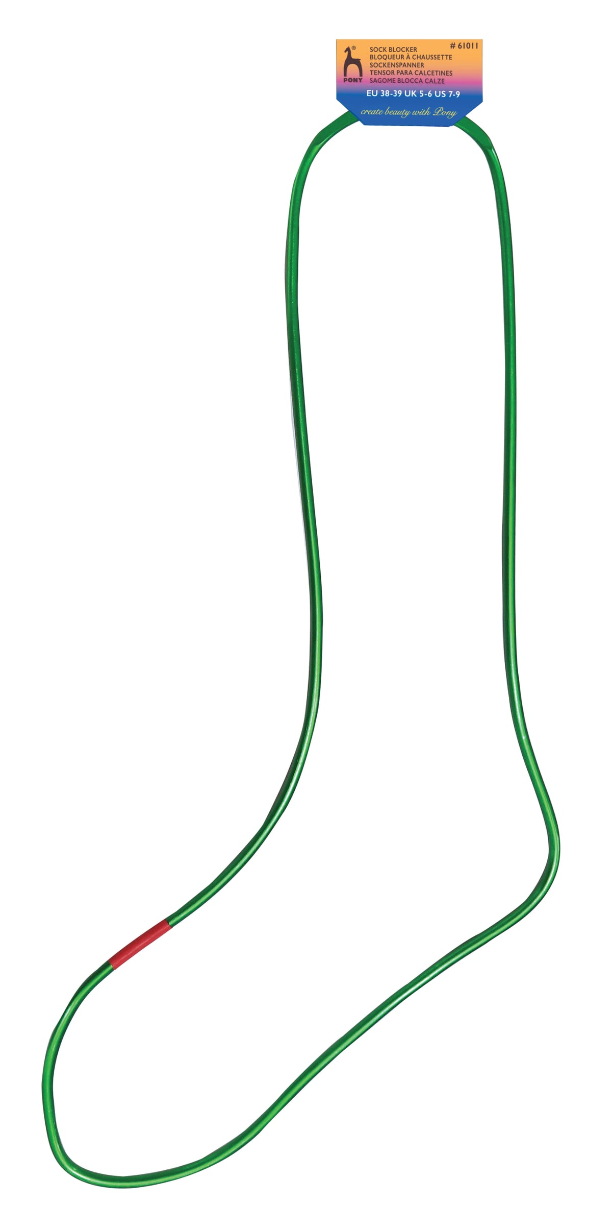 Pony Colour Anodised Aluminium Sock Blockers, 38–39