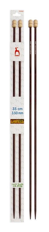 Pony Laurel Single Pointed Knitting Needles – 35 cm, 3.50 mm