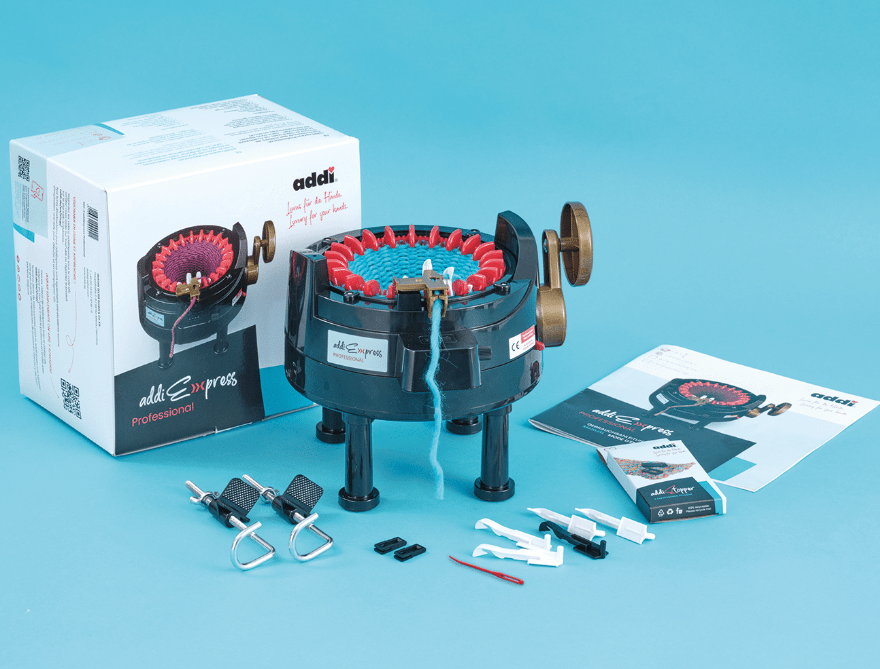 addiExpress Professional Knitting Machine - 22 Needles - Leo Hobby