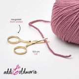 addiGoldmarie Handicraft Scissors - Compact Gold - Plated Craft Scissors - Leo Hobby Marketplace