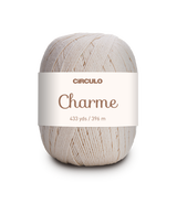 Circulo CHARME – Hilo 100% algodón mercerizado brasileño, 396m / 150g