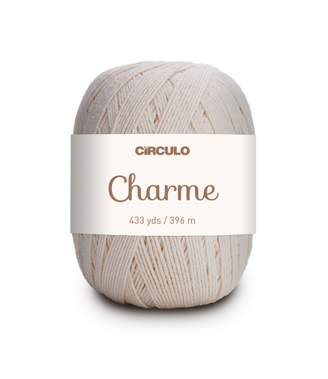 Circulo CHARME – Hilo 100% algodón mercerizado brasileño, 396m / 150g