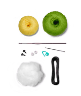 Circulo Amigurumi Kit Baby Dinos Collection - Crochet Kit - Brontosaurus - Leo Hobby