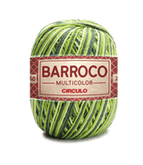 Circulo Barroco Multicolor Premium 4/6 - Brazilian Cotton Yarn, 226m/200g - Leo Hobby