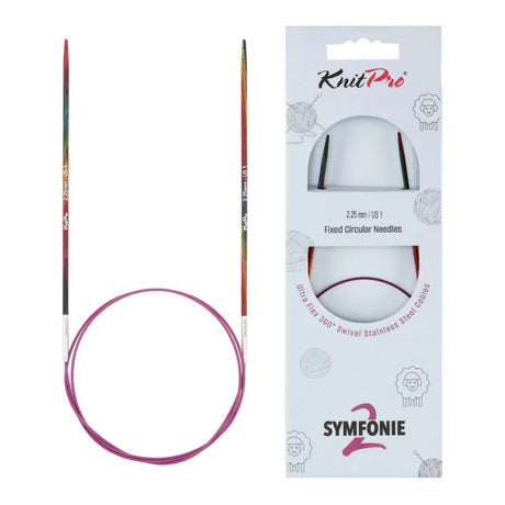 KnitPro Symfonie 2 fixed circular knitting needles, 2.25 mm
